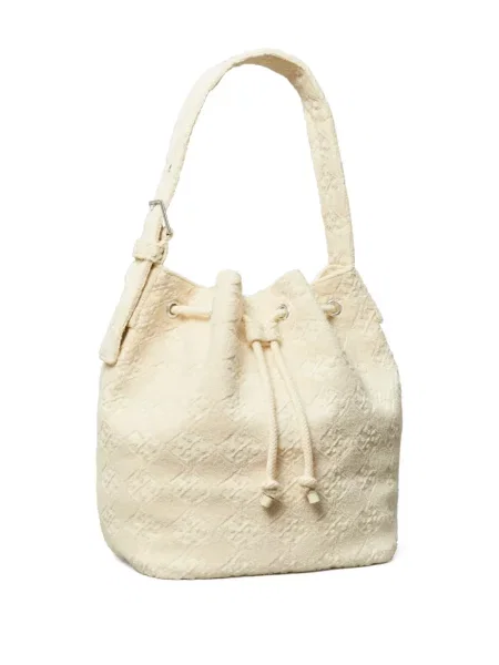 Geantă bucket Tory Burch alb