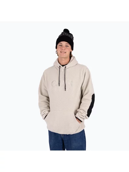 Мъжки суитшърт Colourwear Teddy Hood light beige бежово