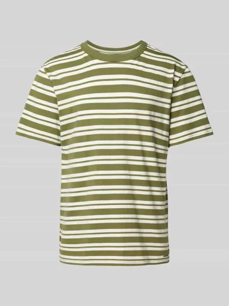 T-shirt ze wzorem w model ‘AKKIKKI’ Anerkjendt zielona