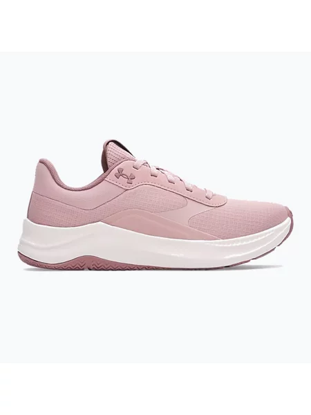 Дамски тренировъчни обувки Under Armour Aurora 3 tourmaline pink/summit white/maroon mist бяло