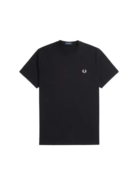 Koszulka Fred Perry z nadrukiem czarna
