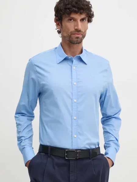 Дълго риза North Sails с дълъг ръкав синьо