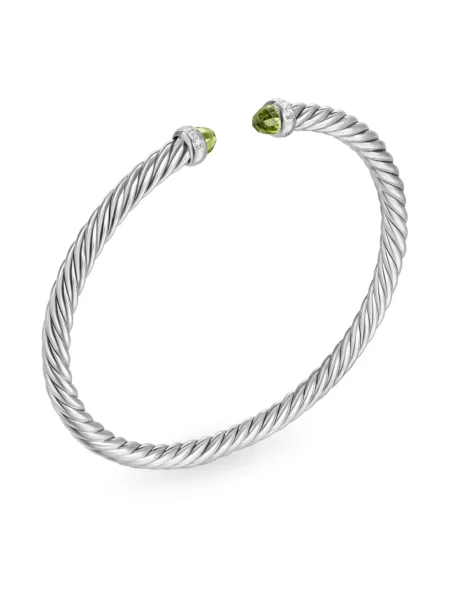 Brăţară David Yurman argintiu