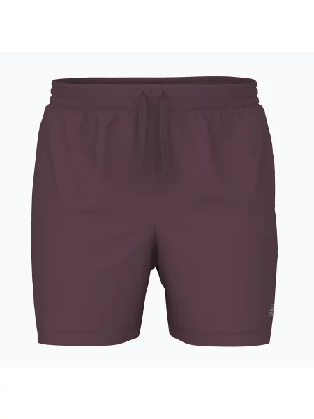 Мъжки къси панталони за бягане New Balance Sport Essential 5" fadedplu винено червено