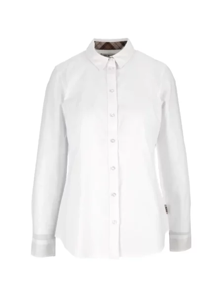 Lung cămașă Barbour alb