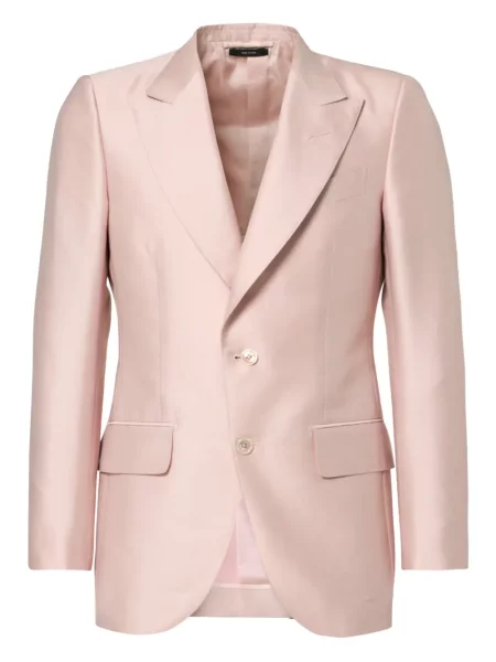 Sacou Tom Ford din satin roz
