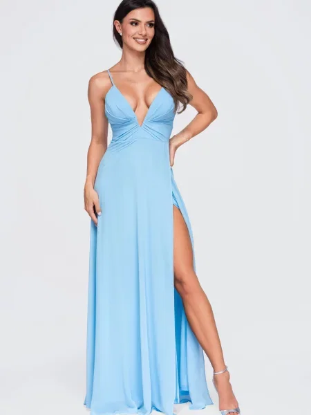 Rochie de seară Edoti albastru