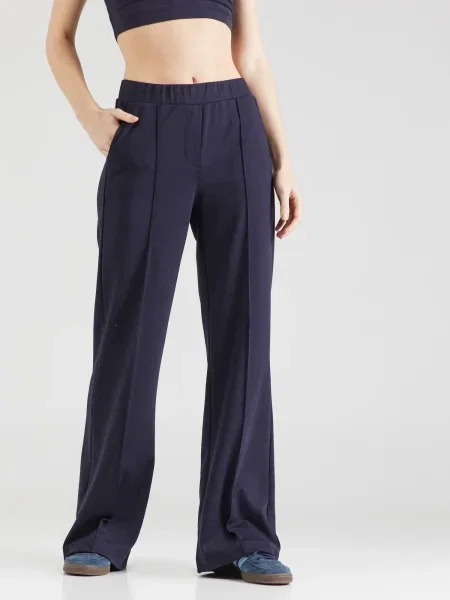 Smith&Soul Pantaloni cu dungă marin albastru