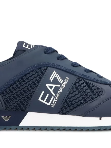 Sneakerși Ea7 Emporio Armani albastru