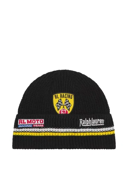 Căciulă Polo Ralph Lauren tricotate cu autograf chunky gri