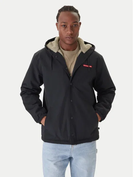 Quiksilver Geacă Rain Cloud negru