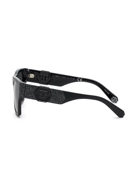 Křišťálové sluneční brýle Philipp Plein Eyewear černé
