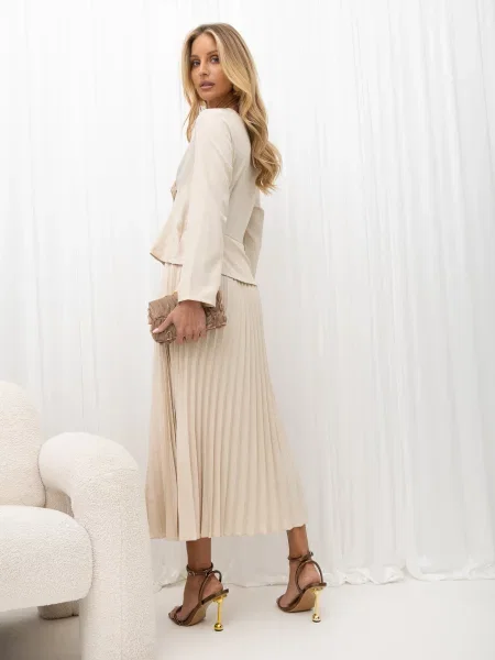 Maksi haljina Italy Moda bež