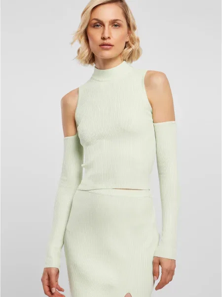 Tricou mânecă lungă Urban Classics tricotate gri