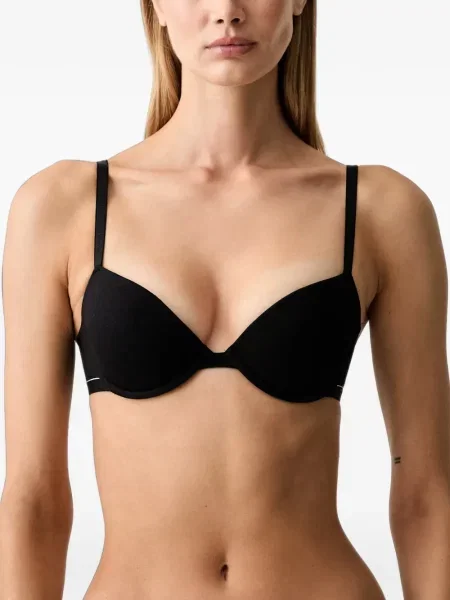 Sutien Emporio Armani cu autograf negru