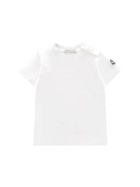 Koszulka dziecięca Moncler Enfant biała