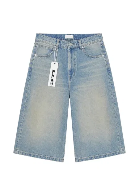 Pantaloni scurți Llc zdrențuiți albastru