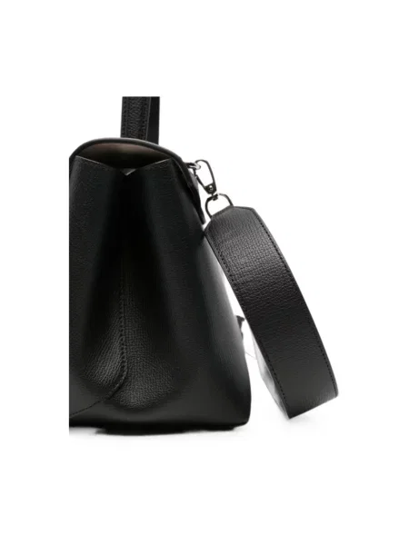 Torebka Emporio Armani skórzana kopertowa czarna