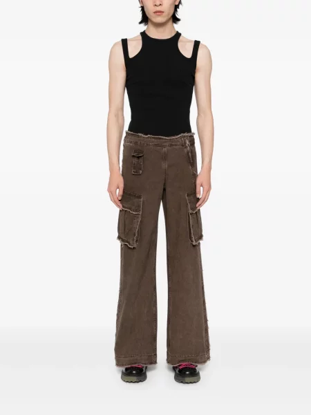 Pantaloni cargo Ground Zero maro