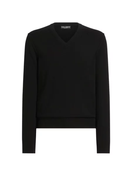 Pulover Dolce & Gabbana din cașmir negru