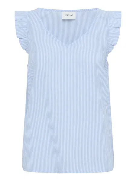 Cream Bluză CRKatinka albastru deschis / murdar alb