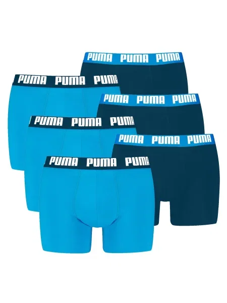 PUMA Boxerky námořnická modř / světlemodrá
