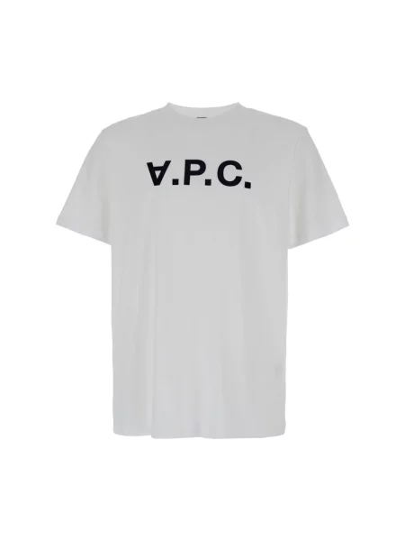 Koszulka A.p.c. z logo biała