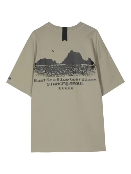 Tricou Stance cu imagine verde