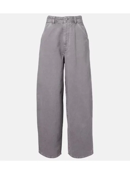 Blugi Lemaire cu talie înaltă gri