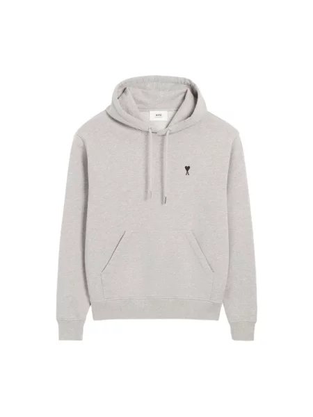 Bluza z kapturem Ami Paris szara
