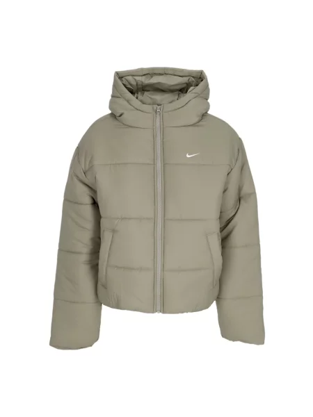Kurtka puchowa Nike Sportswear Classic Puffer Therma-Fit light army/white zielona
