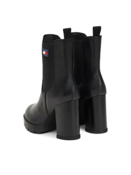 Tommy Jeans Čizme Tjw crna