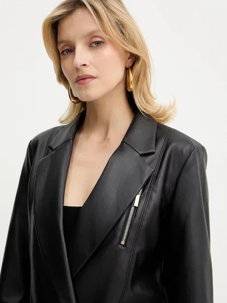 Однотонный пиджак Armani Exchange однобортный черный