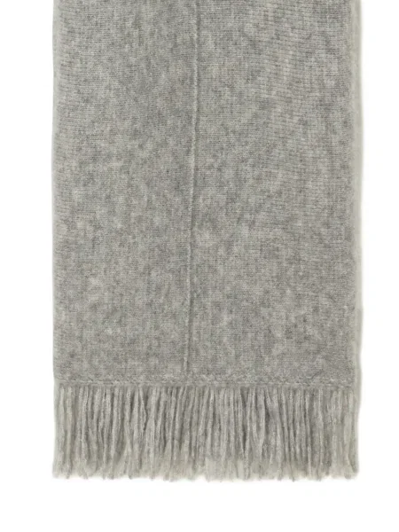 Pantaloni Alanui cu franjuri gri