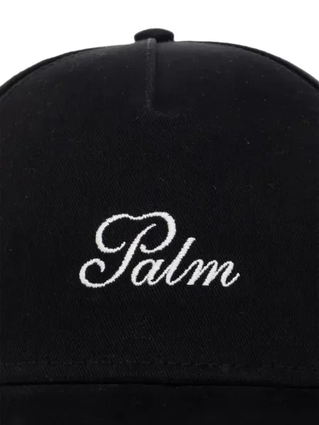 Șapcă Palm Angels cu autograf negru