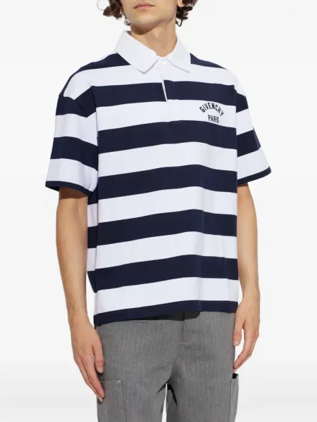Tricou polo Givenchy cu imagine alb