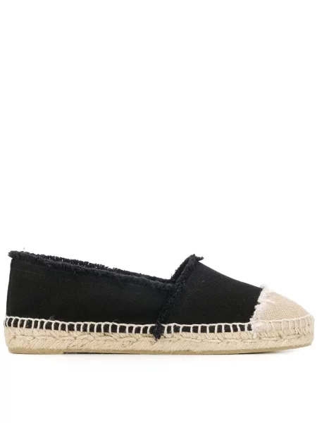 Espadrile Castaner fără toc negru