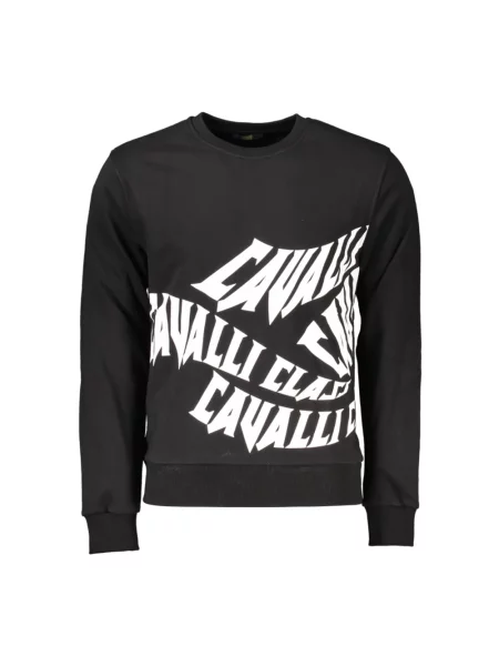 Bluza Cavalli Class z długim rękawem czarna