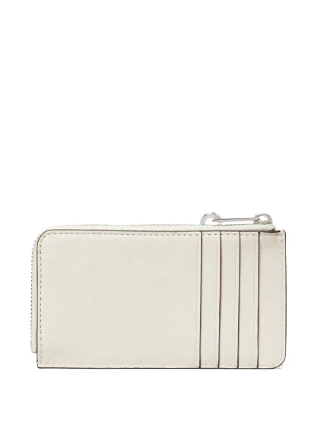 Matlasat portofel Tory Burch alb
