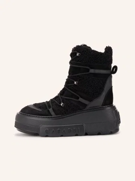 Casadei Boots Na Platformě Nexus černá