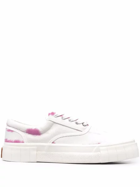 Sneakersy Good News z nadrukiem białe