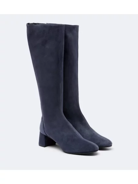 Cizme Aquazzura din piele de căprioară albastru