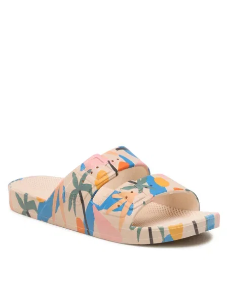 Papucs Freedom Moses Fancy Palmetto Stone bézs