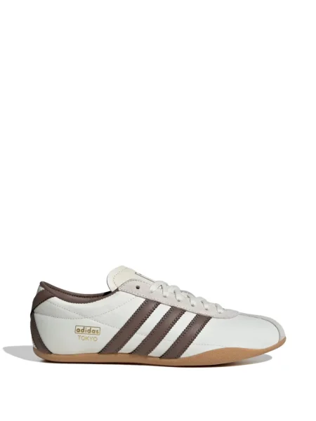 Sneakerși Adidas cu șireturi cu dungi din dantelă