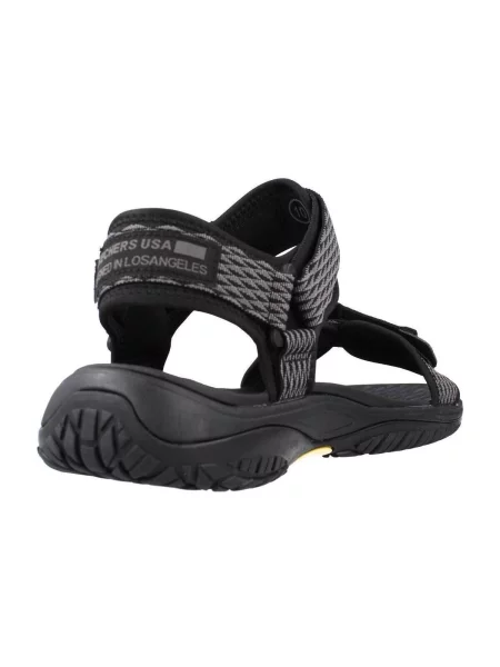 Szandál Skechers Lomell-Rip Tide Fekete szürke