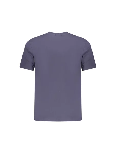 T-shirt z logo i okrągłym dekoltem Napapijri granatowa