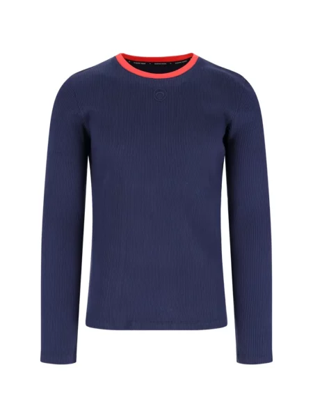 Lung tricou Marine Serre tricotate albastru