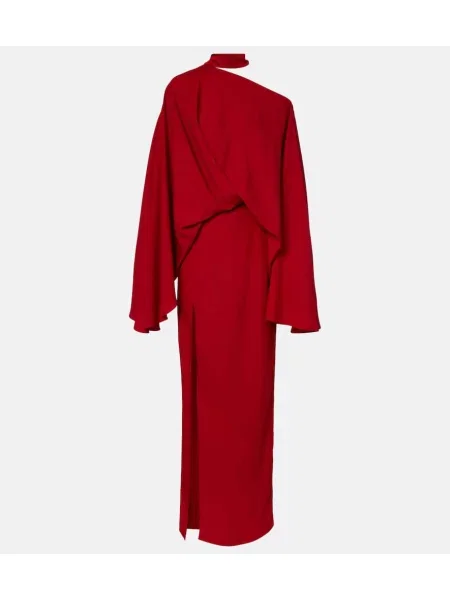 Maksi sukienka maxi Taller Marmo garniturowa czerwona