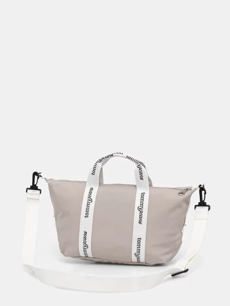Shopperka Tommy Jeans beżowa