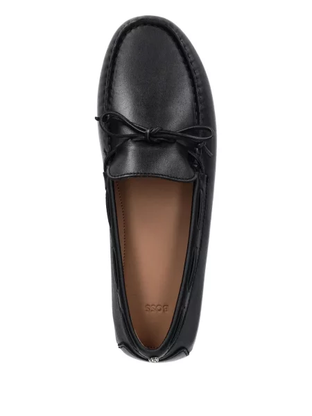 Pantofi loafer Boss cu funde negru